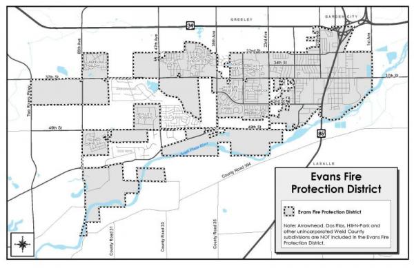 Evans District Map